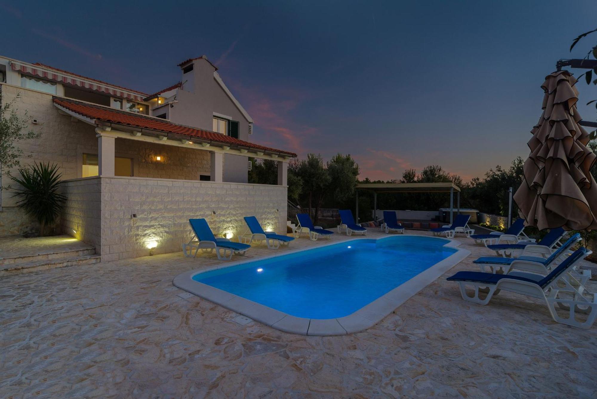 Villa Decima Milna  Exterior foto