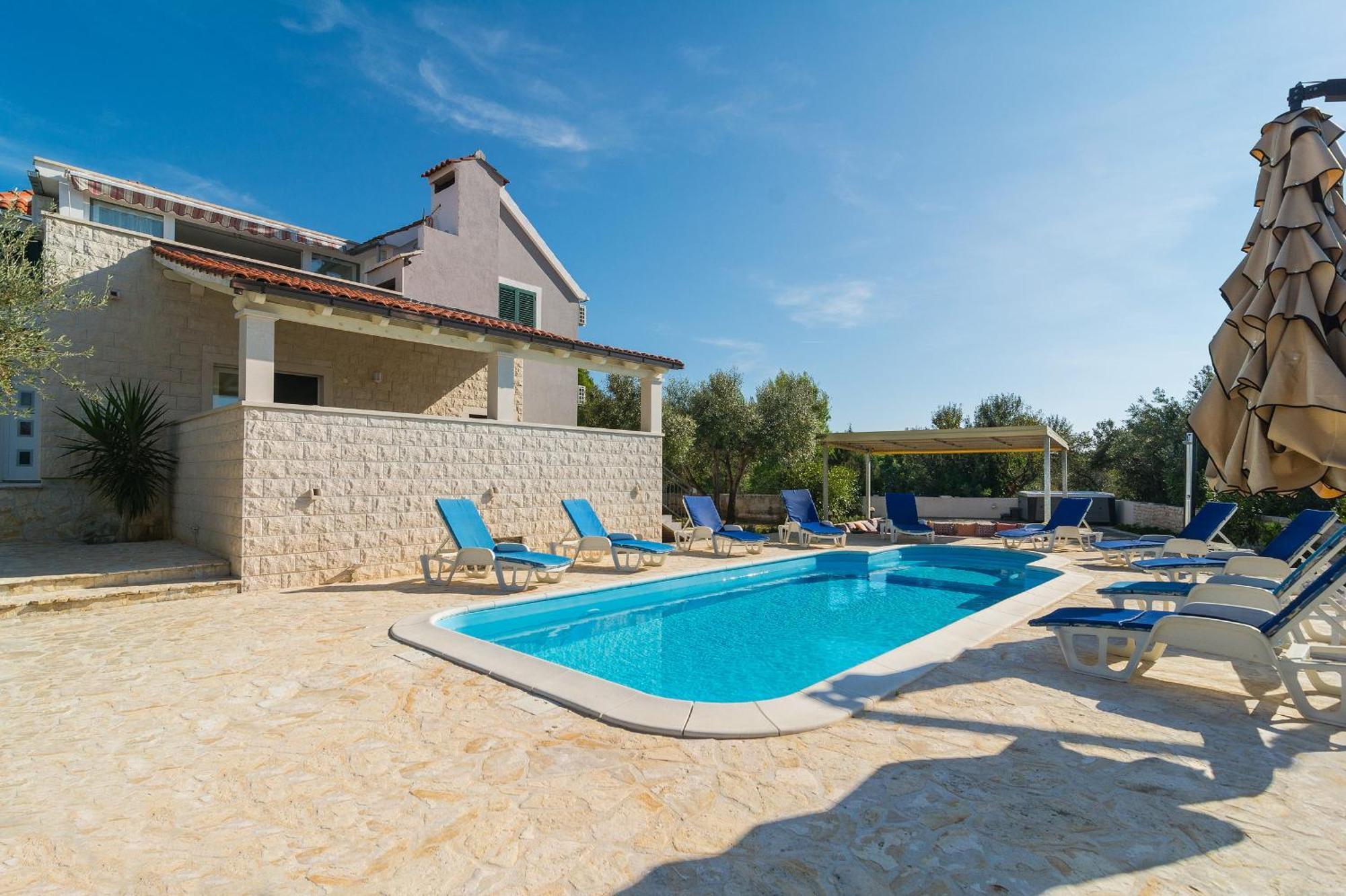 Villa Decima Milna  Exterior foto